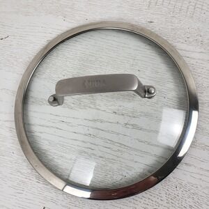 Ninja Foodi Cookware 7.5" Inside Glass Replacement Lid Stainless Steel Handle